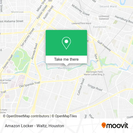 Amazon Locker - Waltz map