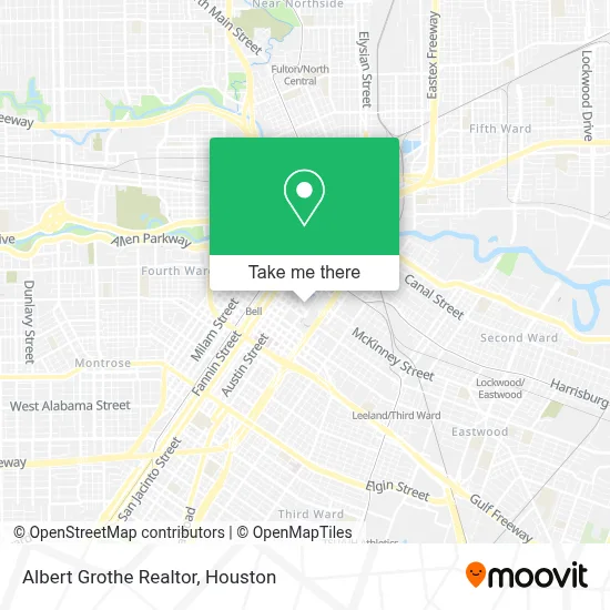 Albert Grothe Realtor map