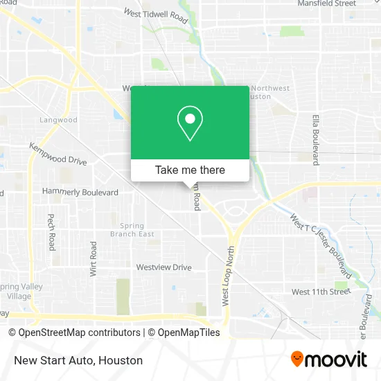New Start Auto map