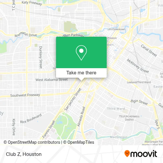 Club Z map