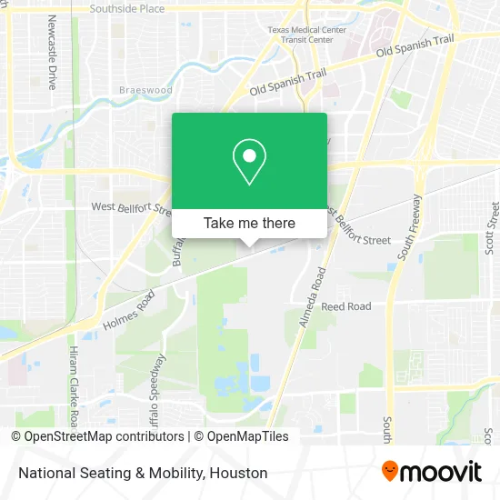 National Seating & Mobility map