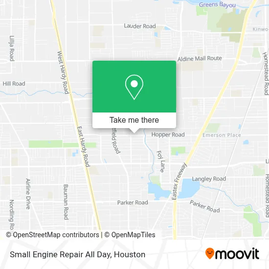 Small Engine Repair All Day map