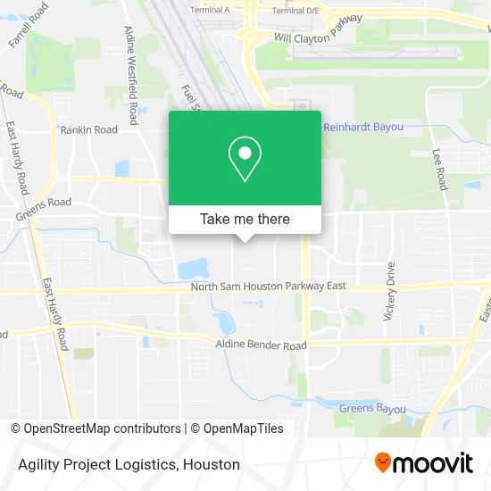 Agility Project Logistics map