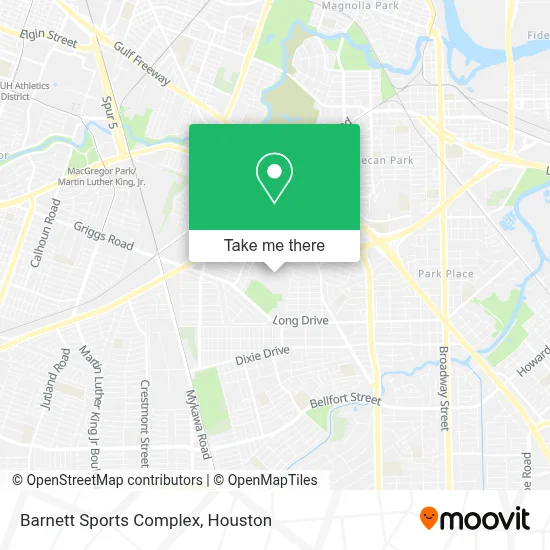Barnett Sports Complex map