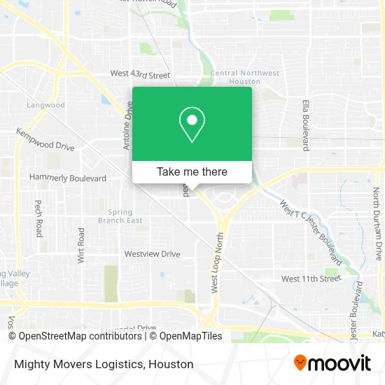 Mighty Movers Logistics map