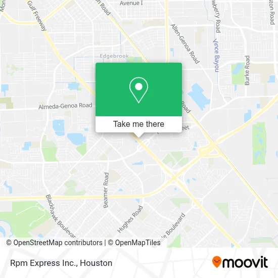 Rpm Express Inc. map