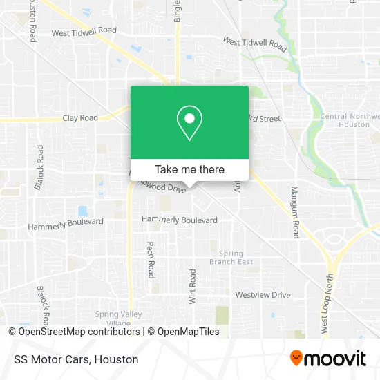 SS Motor Cars map