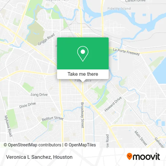 Veronica L Sanchez map