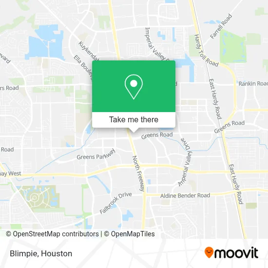 Blimpie map