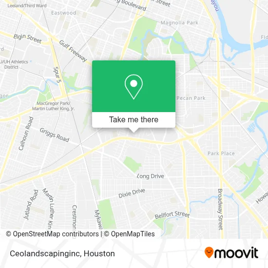 Ceolandscapinginc map