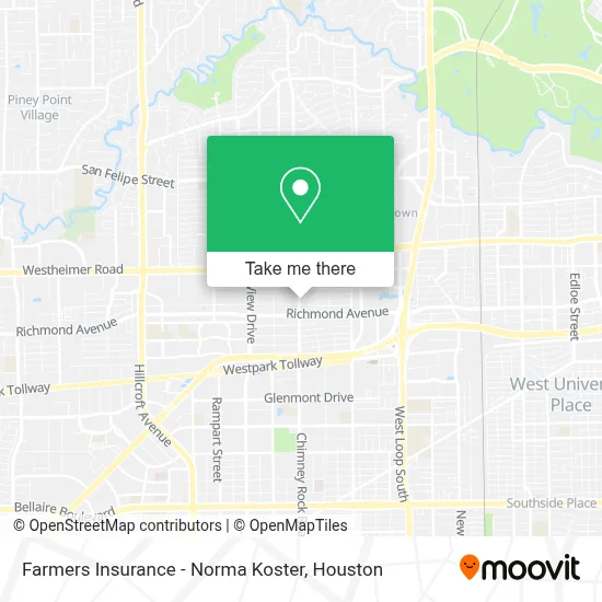 Farmers Insurance - Norma Koster map