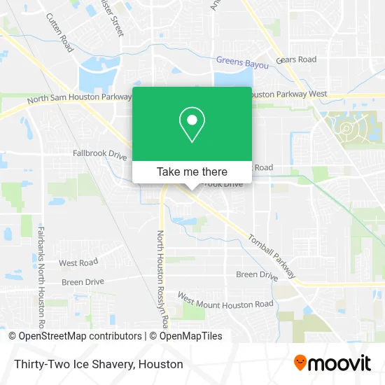 Thirty-Two Ice Shavery map
