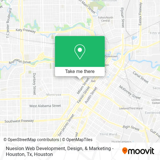 Nuesion Web Development, Design, & Marketing - Houston, Tx map