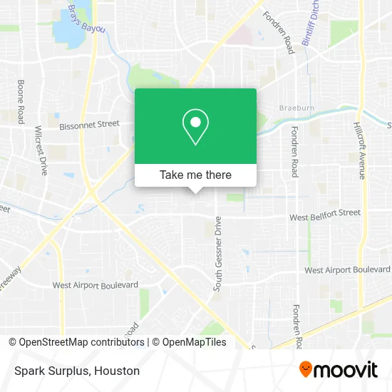 Spark Surplus map