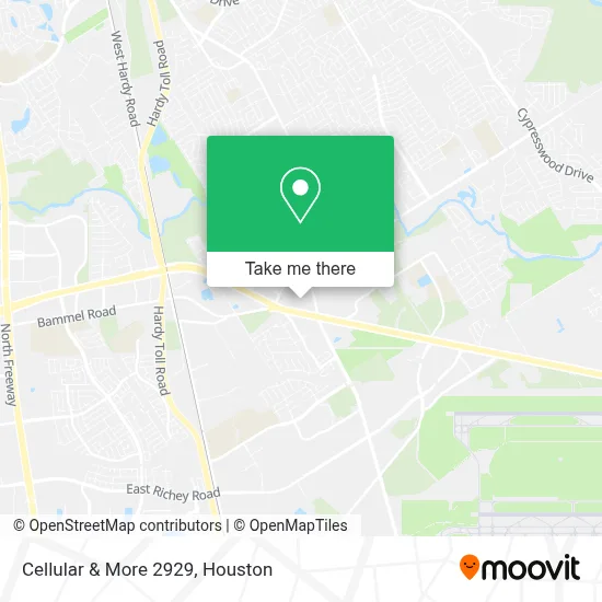 Cellular & More 2929 map
