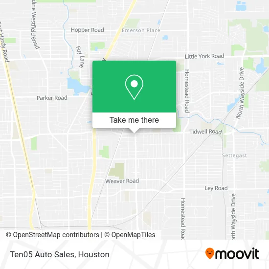 Ten05 Auto Sales map