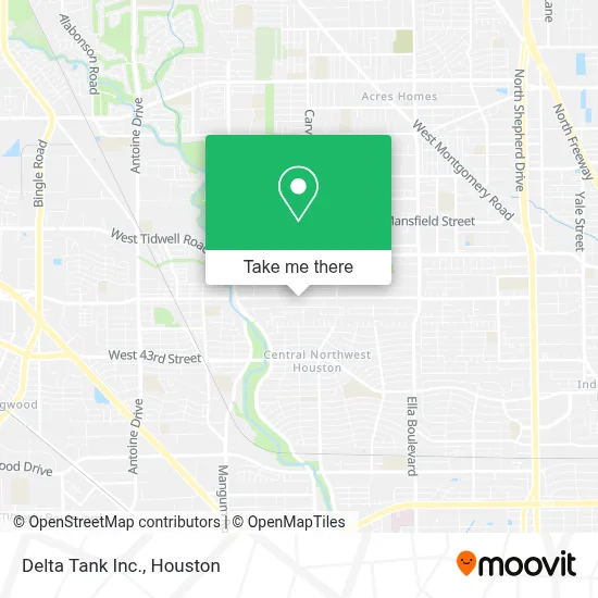 Delta Tank Inc. map