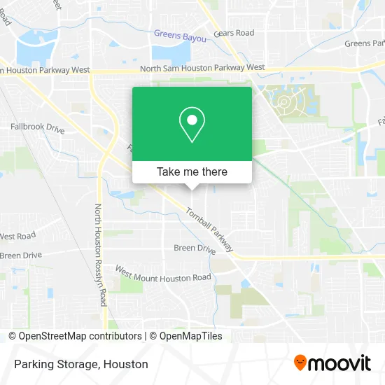 Parking Storage map