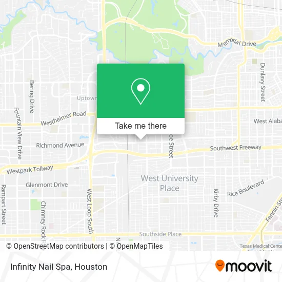 Infinity Nail Spa map