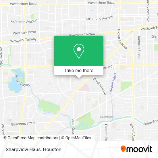 Sharpview Haus map