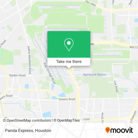 Panda Express map