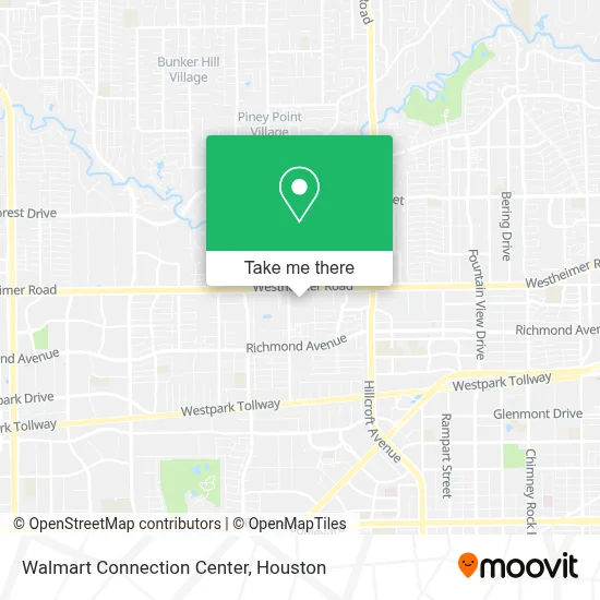 Walmart Connection Center map