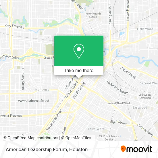 American Leadership Forum map