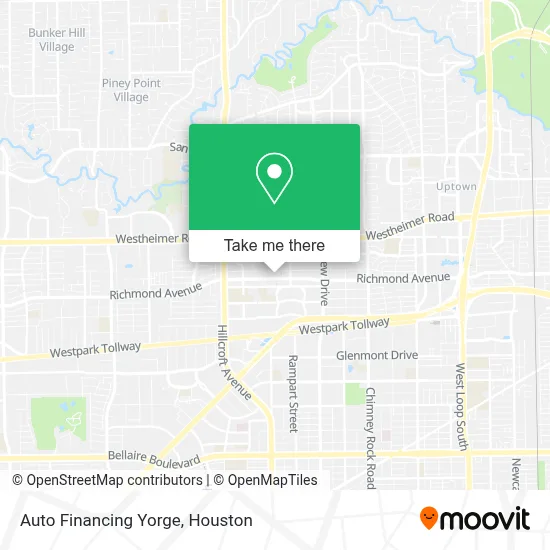Auto Financing Yorge map