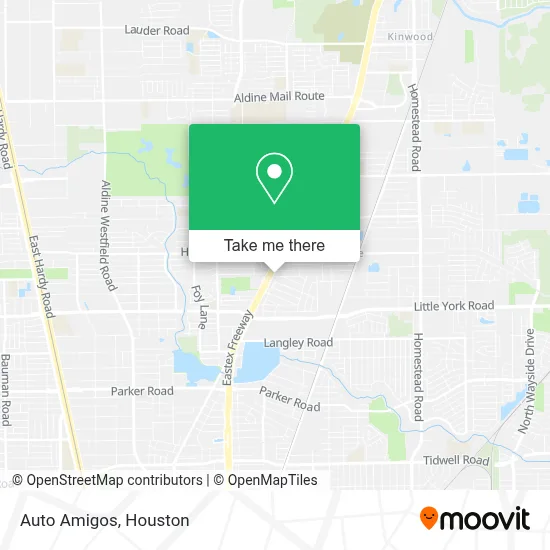 Auto Amigos map