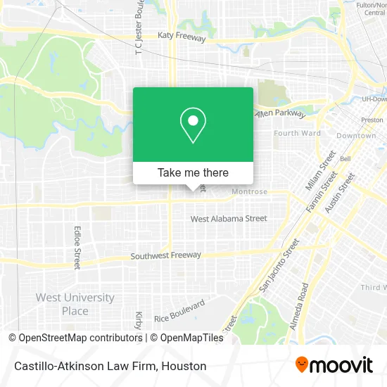Castillo-Atkinson Law Firm map