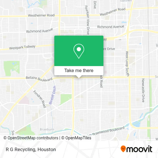 R G Recycling map