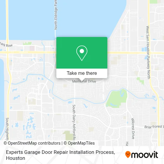 Experts Garage Door Repair Installation Process map