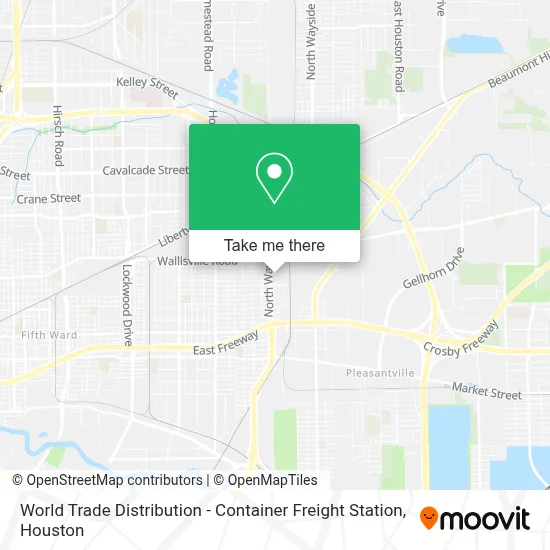 World Trade Distribution - Container Freight Station map
