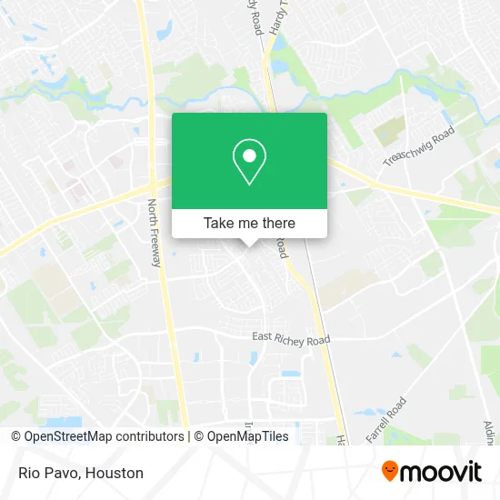 Rio Pavo map