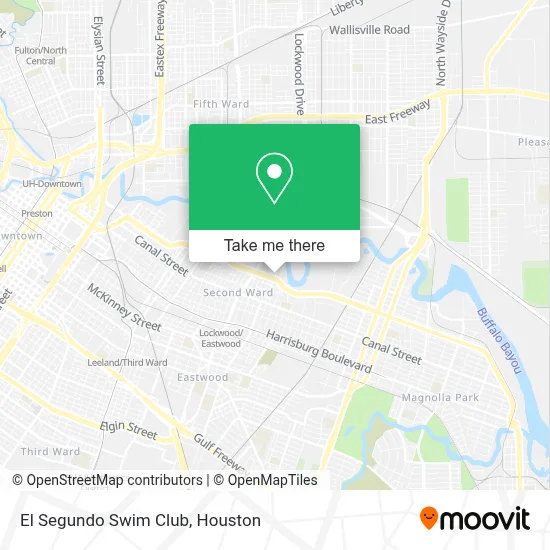 El Segundo Swim Club map