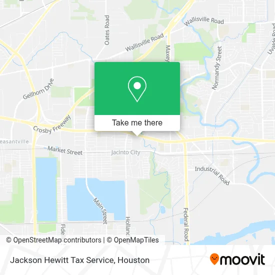 Jackson Hewitt Tax Service map