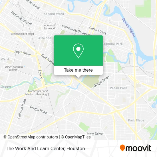The Work And Learn Center map