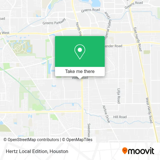 Hertz Local Edition map