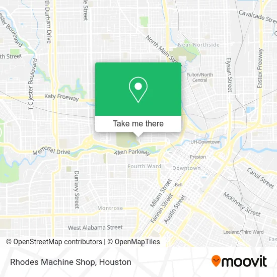 Rhodes Machine Shop map