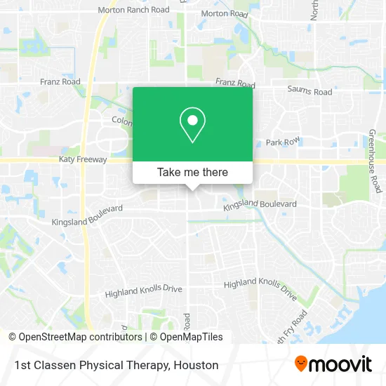 1st Classen Physical Therapy map