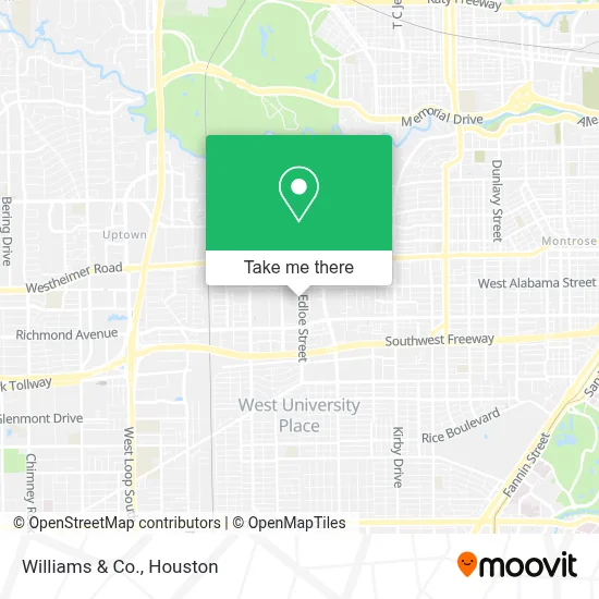 Williams & Co. map