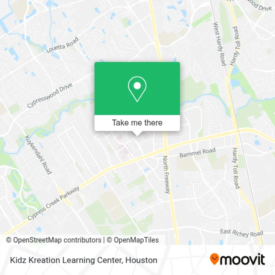 Kidz Kreation Learning Center map
