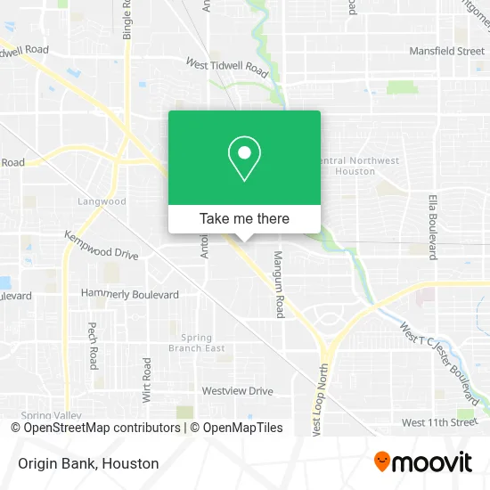Origin Bank map