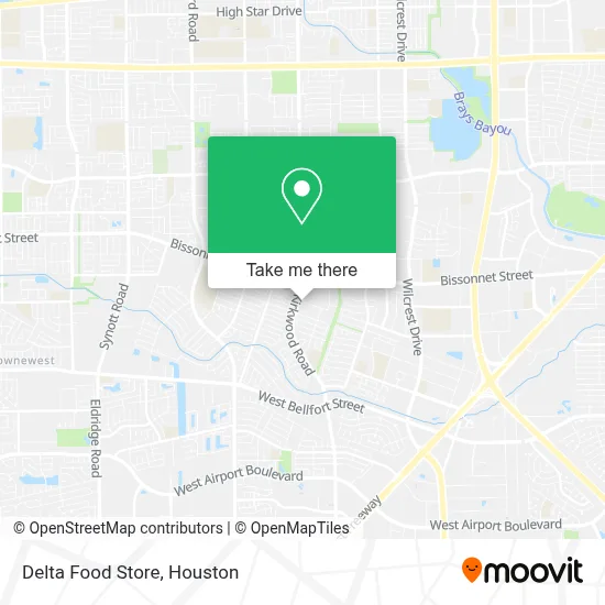Delta Food Store map