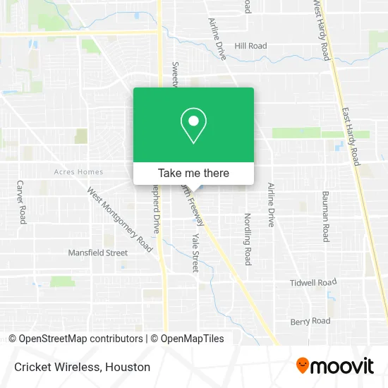 Cricket Wireless map