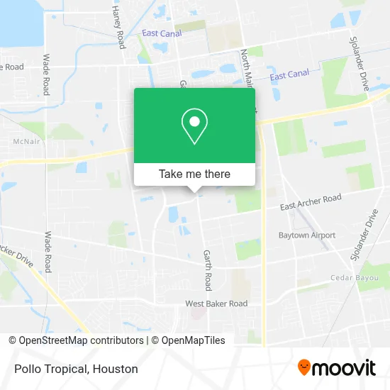 Pollo Tropical map