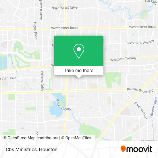 Cbs Ministries map