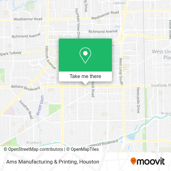 Ams Manufacturing & Printing map