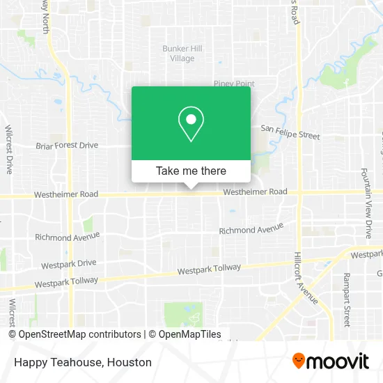 Happy Teahouse map