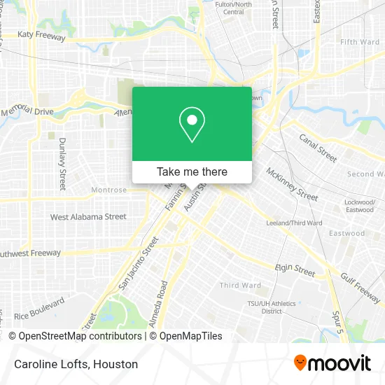 Caroline Lofts map